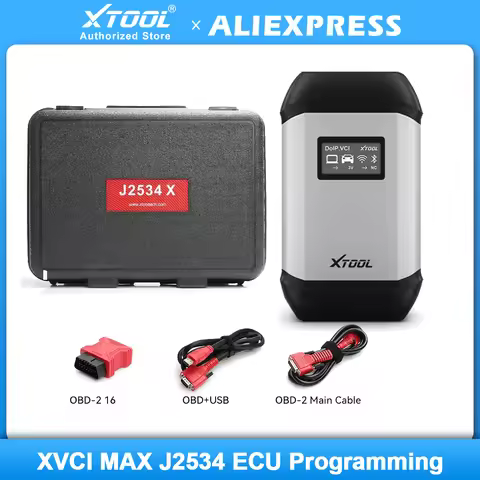 XTOOL XVCI MAX Wireless J2534 Programmer Automotive Diagnostic ECU Programming Tool For GM/Ford/Toyo