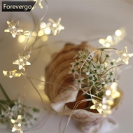 FOREVERGO 1M/2M/5M Star Copper Light String Room Decoration LED Fairy Lights Christmas Xmas Decorati