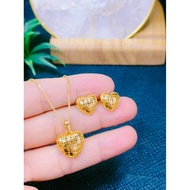 10k saudi gold necklace set-1,300