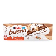 KINDER BUENO TWIN BAR 8X2 (16PCS) KINDER BUENO MILK AND HAZELNUTS FR-KINDER BUENO MAXI T2(x8) 344G BIG SIZE KINDER BUENO