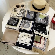 Square silk scarf for women 70 70x70cm turban bandana, beautiful, high-quality head covering to make