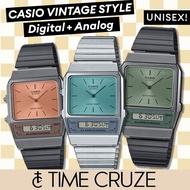 [Time Cruze] Casio AQ-800 Analog Digital Adjustable Strap Men Women Watch AQ-800EC-2A AQ-800ECGG-3A 