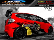 VARIASI STICKER MOBIL JES JAZZ SIGRA YARIS SWIFT / DECAL MOBIL / DECAL STICKER MOBIL ANIMASI BATMAN
