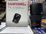 SAMYANG 300mm F6.3 REFLEX for CANON EFM (m5 m6 m50)反射鏡 超新淨 齊盒