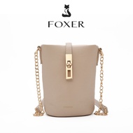 FOXER กระเป๋าสะพายข้างสำหรับผู้หญิง Cross Body & Shoulder Bags กระเป๋าหนัง PU กระเป๋าโทรศัพท์สไตล์เก