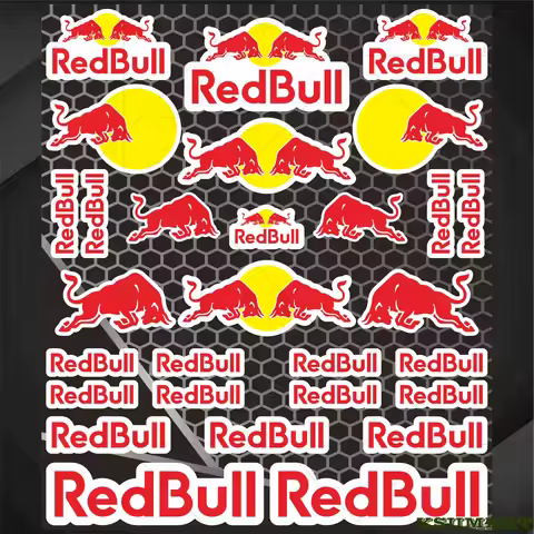 For Red Bull Motorcycle Sticker Decals