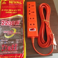 Ổ cắm Nival 2200W dây 6m