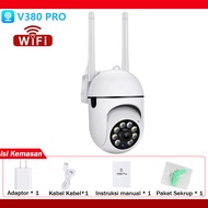 Kamera CCTV IP Camera WIFI V380 Pro jarak jauh cctv mini sambung ke hp cctv satu paket lengkap cctv