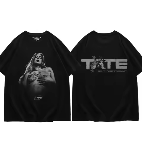 Tate McRae So Close To What 2025 Album Merch T-Shirts Men's Women Vintage Aesthetic T-shirt Fashion 