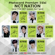 (Contents 6/ 7/ 8 PCS) Photocard ENSE*TE NATION To The World - Premium PC 2 Sides Kpop Card Merch Un