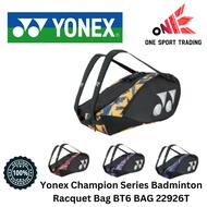 (Ready Stock) Yonex Champion Series Badminton Racquet Bag  BT6 BAG 22926T -Thermal Compartment(With 