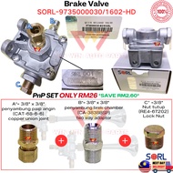 UNIVERSAL QUICK RELEASE VALVE 3/8-SORL BRAKE VALVE TRAILER PLUG 1602-HD BUNYI BREK ANAK GAJAH ANAK K