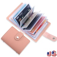 [Cutewomen2020] PU Leather Case with Card Holder for Men and Women, Wallet for Cards and ID Document