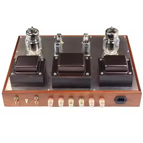 AIYIMA SMSL 6P9P Push 6C33 HIFI Vacuum Tube Amplifier 15W 2 .0 Pure Handmade Weld Single Ended Class