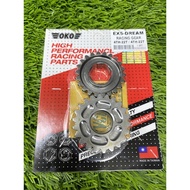 OKO RACING GERA BOX EX5 DREAM 4TH 22T/22T /Gear 4TH Racing EX5 Dream 22T/22T