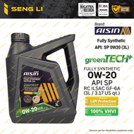 AISIN 0W20 FULLY SYNTHETIC ENGINE OIL 3LITER | 4LITER