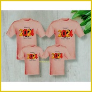 ¤ ◴ ◑ 2024 New Year Shirt, Apricot Crush (Color of the Year 2024)