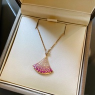 【Best quality】bv new 18k rose gold volume version of DIVAS' DREAM series skirt necklace women light 