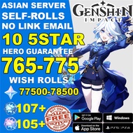 【BUY ONE TAKE ONE】【Fast delivery】Genshin impact ID Wish/re-register re-pull the Asian server Paimon Diluc Venti Amber Traveler Aether Lumine Klee Anime Collection Figure