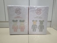 全新現貨 收消費券 bearbrick be@rbrick clot strawberry and yellow watermelon 100% 400% summer fruits