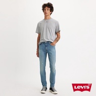 Levis 男款 上寬下窄 512低腰修身窄管牛仔褲 / 淺藍染破壞加工 / 天絲棉 / 彈性布料 熱賣單品
