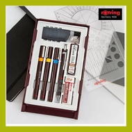 ✅ ∱ ▖ rOtring Isograph Technical Drawing Pen Set - College Set with Adaptor for Drafting
