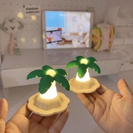 A Little Coconut Tree Cute Cartoon Style Coconut Tree Night Light Desk Atmosphere Light Mini Night L