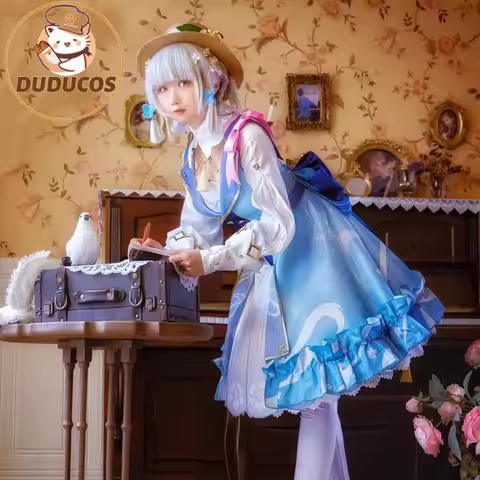 In Stock Ayaka New Dress Outfit Cosplay Costume Springbloom Missive Kamisato Аяка Genshin Impact Set