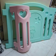 iFam Playpen Panels (Mint Green & Pink)