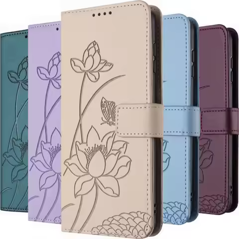 Cute Flower Lotus Phone Case For Xiaomi Redmi Turbo 3 5 4 Note 13 13R 14 14S 15 Pro Plus 5G 4G Cash 