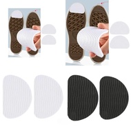 1pair Skid Resistant Shoe Grip Waving Textured Shoe Pad Adhesive Shoe Protectors Pad