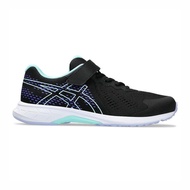 Asics Lazerbeam RI-MG Big Kids Jogging Shoes Sports Leisure Velcro Felt Support Black Blue [1154A169-002]