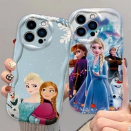 Frozen Aisha Princess Cream White Curve Mobile Phone Case Cover For Samsung GALAXY S20 S21 S30 S22  