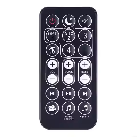 B9HC Portable Soundbar Remote Control Replacement Convenient Remote Control Plastic Remote Control R