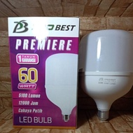 Bohlam Lampu LED 60Watt Pro Best Premier Cahaya Putih
