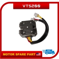 (100% ORIGINAL) SYM VTS200 RECTIFIER REGULATOR ASSY KATAU KATAB RETIFIER POTONG KARAN VTS-200 VTS 20