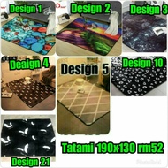 CARPET MODERN DESIGN PATERN CORAK 190/180x130/140x1cm fearless