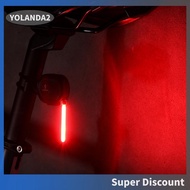 [yolanda2.sg] Mountain Bike Safety Warning Light USB Rechargeable Photon Drop Bike Tail Light