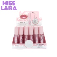 {24แท่ง} Kiss Beauty Moisture Natural Lip Oil ลิควิดลิปออยล์ เนื้อฉ่ำวาว ให้ริมฝีปากอิ่มฟู no.71004