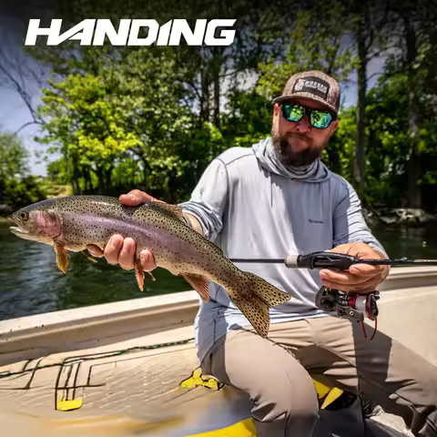 HANDING Pioneer Trout Rod and Ajing Fishing Rods Fast Action UL/L Power 24 Ton Carbon Fibers TS Cera