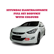Hyundai Elantra/Avante 2012 Full Set Bodykit with Metallic Colour