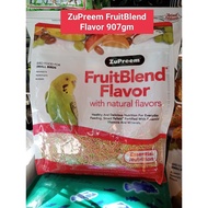 (907gm) ZuPreem FruitBlend Flavor dedak buah untuk burung merbah jambul mj, murai berperisa buah buahan/pallet buah/bird ZDR