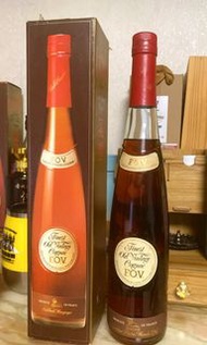 🈹🈹🈹 （3,272 個評） 💯 正宗 80 年代 長頸  紅蓋 FOV 干邑 酒 Finest Old Vintage Cognac Wine 700ML #老 酒 #舊 酒（12.50）