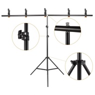 doperfect1-SG Andoer 5x7ft Solid Color Backdrop Photography Kit with T-Shaped Background Adjustable 