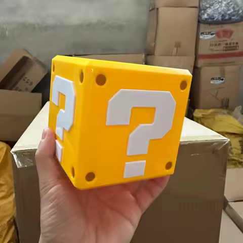Mario Question Mark Sound Piggy Bank