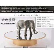 360° Electric Rotating Display Stand | USB Turntable 25cm Diameter