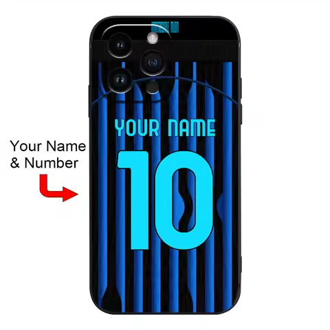 25 Italy Inter Stadio Giuseppe Meazza NERAZZURRI Case for iPhone 17 Air 16 15 14 Pro Max 13 12 11 Mi