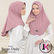 IK Hijab Bergo Daily Size M matt. Joya Premium Jersey, Cool, Soft, Not See-through, Comfortable to W