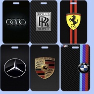 Car Logo Cute Student Slide Card Holder Food Card Bus ID Protective Case Campus Card Holder 26.4.8