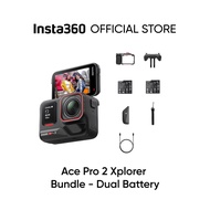 Insta360 Ace Pro 2 Dual Battery Xplorer Bundle - kamera tindakan kalis air 8K bersama kejuruteraan d